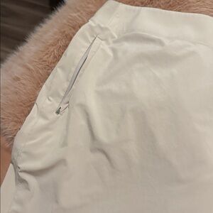 Athleta Cream Wide Leg Pants